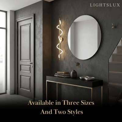 Minimalist Wall Lamp — Rope & Brass with Dimmable Function for Bedroom Living Room