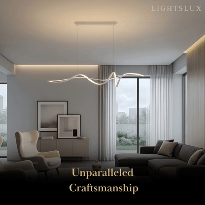 Modern LED Wave Pendant Light