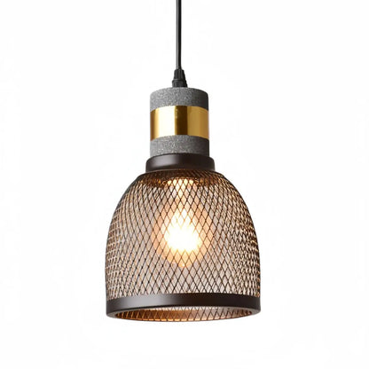 Ferron Industrial Cement Pendant Light – Six Sizes & Adjustable Cable for Kitchen Island/Dining Room/Bedroom
