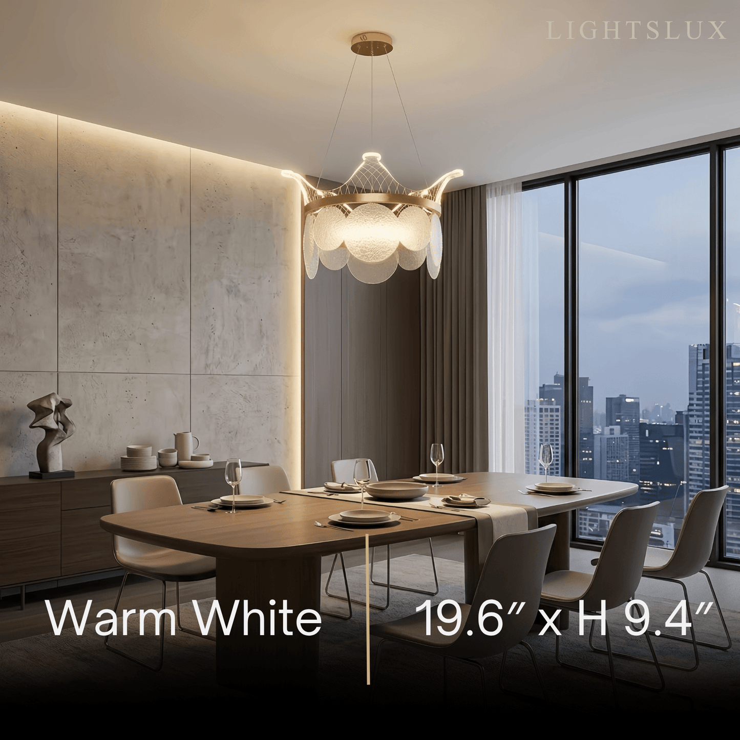 Modern Gold  Chandelier 