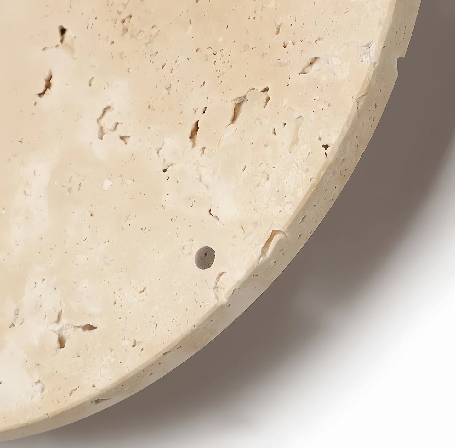Strata Minimalist Wall Lamp -- Travertine Natural Stone for Living Room