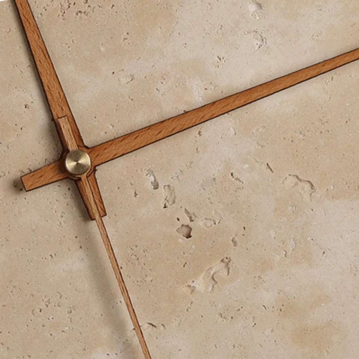 Strata Minimalist Wall Lamp -- Travertine Natural Stone for Living Room