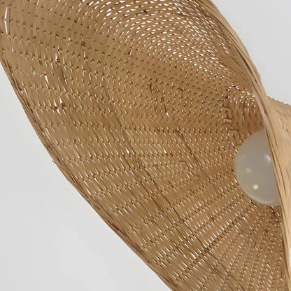 Bamburo Vintage Rattan Pendant Light