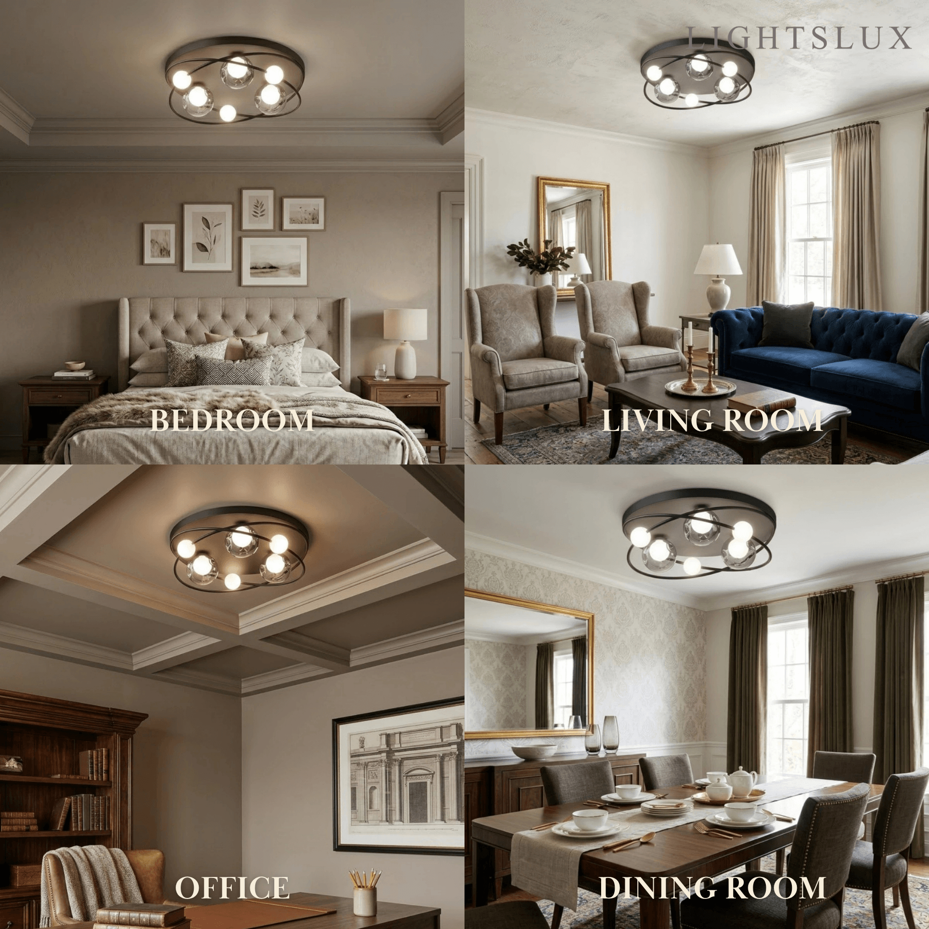 Modern Flush Mount Ceiling Light