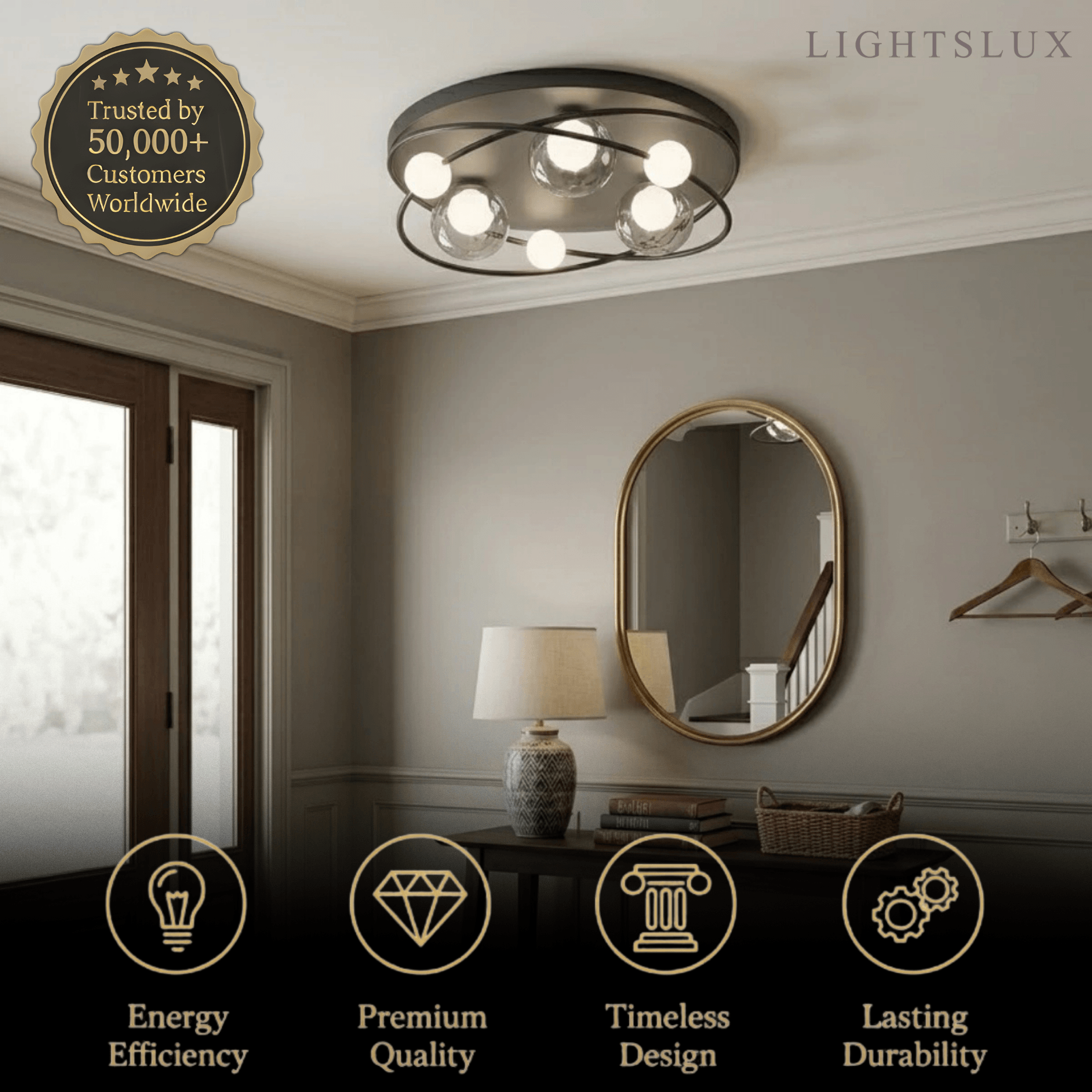 Modern Flush Mount Ceiling Light