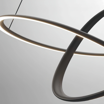 Lunara Minimalist Ring Chandelier