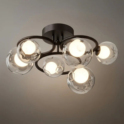 Stellar Modern Semi-Flush Ceiling Light 