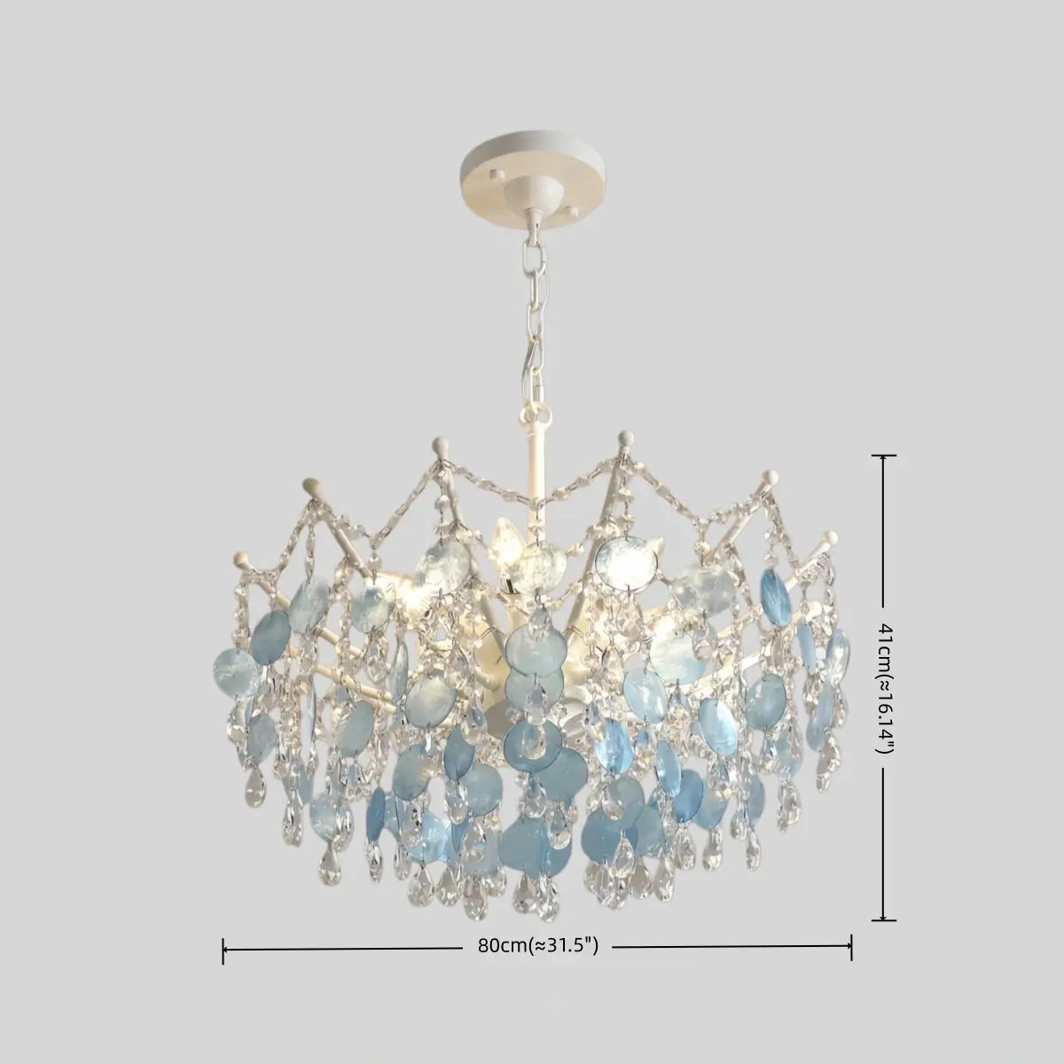 Velora Elegant Crystal Chandelier 