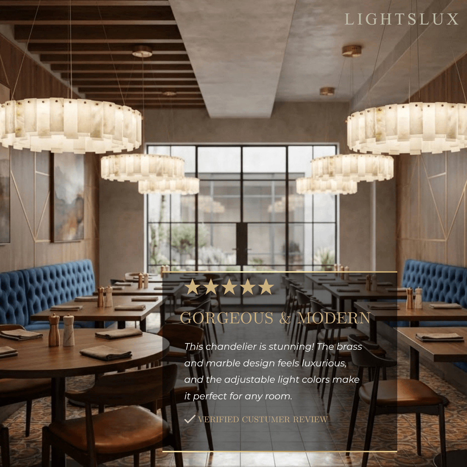 Vivara Luxury Marble Chandelier