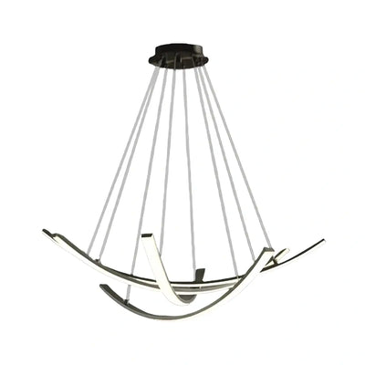 Modern Minimalist Chandelier — Brass Gold