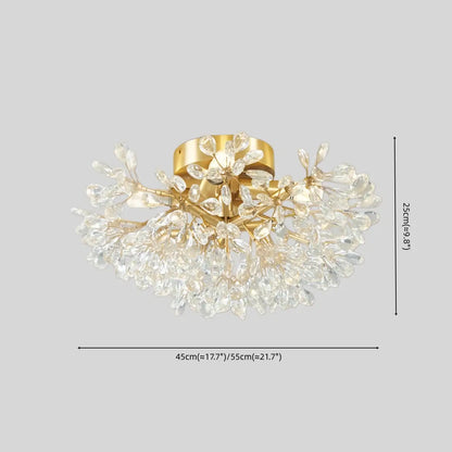 Excelis Elegant Semi-Flush Ceiling Light