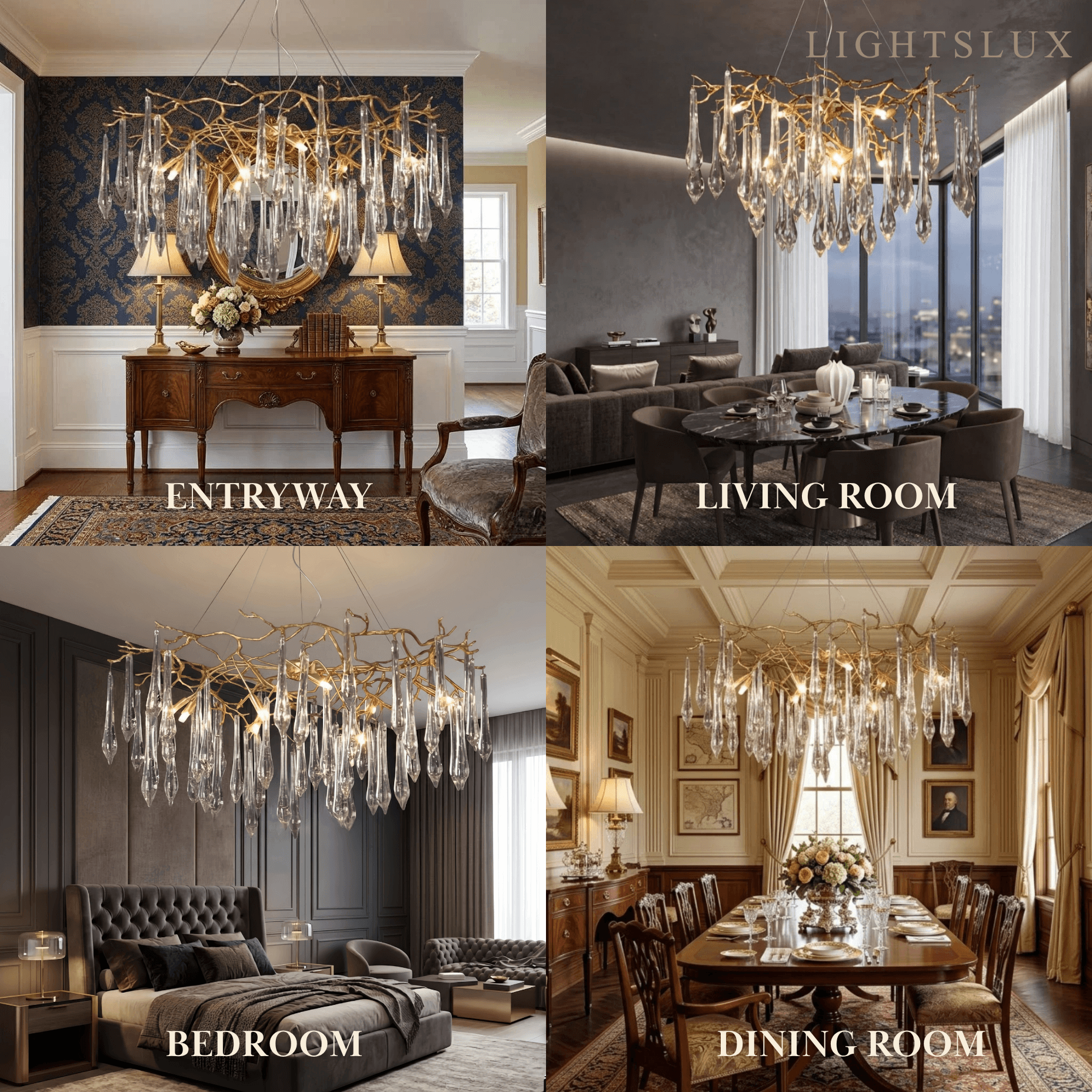 Excelis Elegant Branch Chandelier