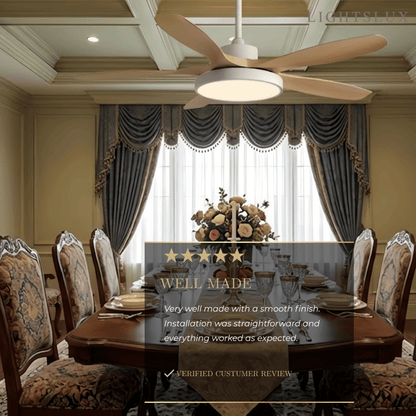 Vivara Scandinavian Large Ceiling Fan Light