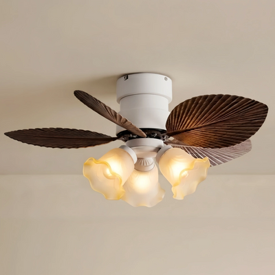Modern_Low_Profile_Ceiling_Fan_Light_--_Fluted_ABS_Blades_with_Integrated_LED_for_Living_Room\