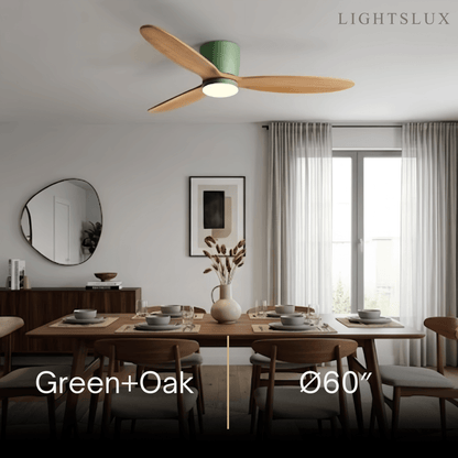 Vivara Minimalist Low Profile Ceiling Fan Light