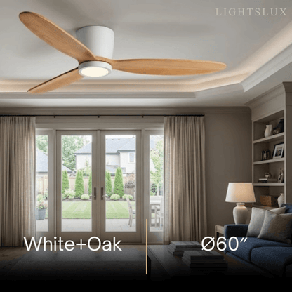 Vivara Minimalist Low Profile Ceiling Fan Light
