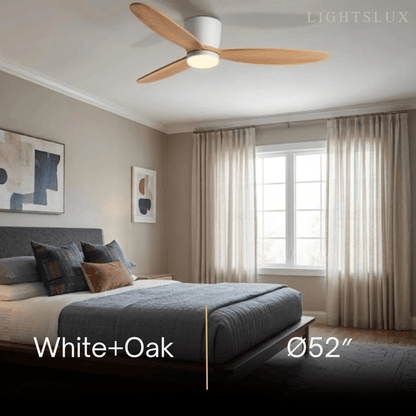 Vivara Minimalist Low Profile Ceiling Fan Light
