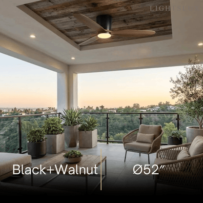 Vivara Minimalist Low Profile Ceiling Fan Light