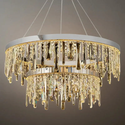 Velora Modern Crystal Drop Chandelier