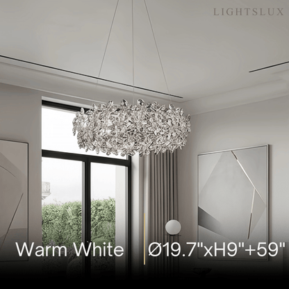 Excelis Luxury Crystal Flower Chandelier