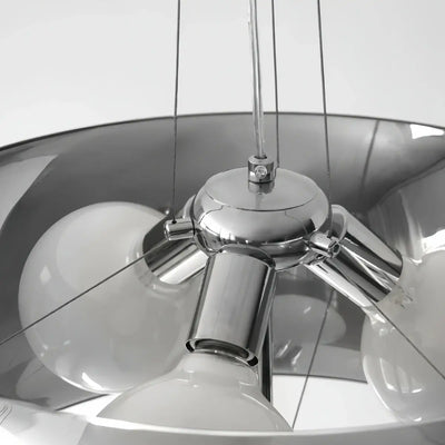 Industrial Cylinder Glass Pendant Light -- Clear or Smoked