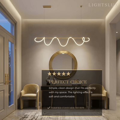 Arcato Minimalist Linear Chandelier