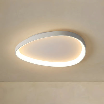 Vivara Minimalist Low Profile Ceiling Light – Single or Three-Round Cluster White/Black for Bedroom