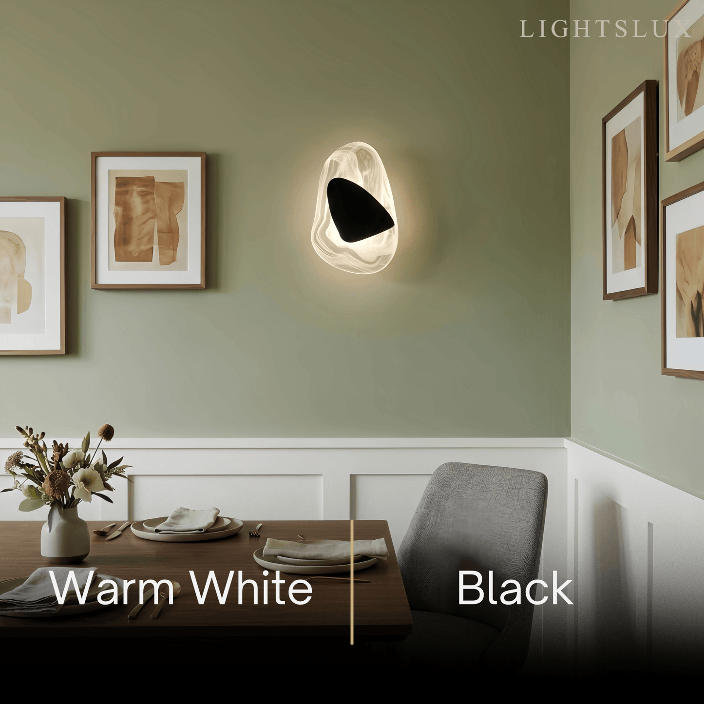 Velora Art Deco Water Ripple Wall Lamp