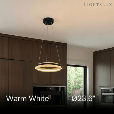 Vivara Post-Modern Ring Pendant Light
