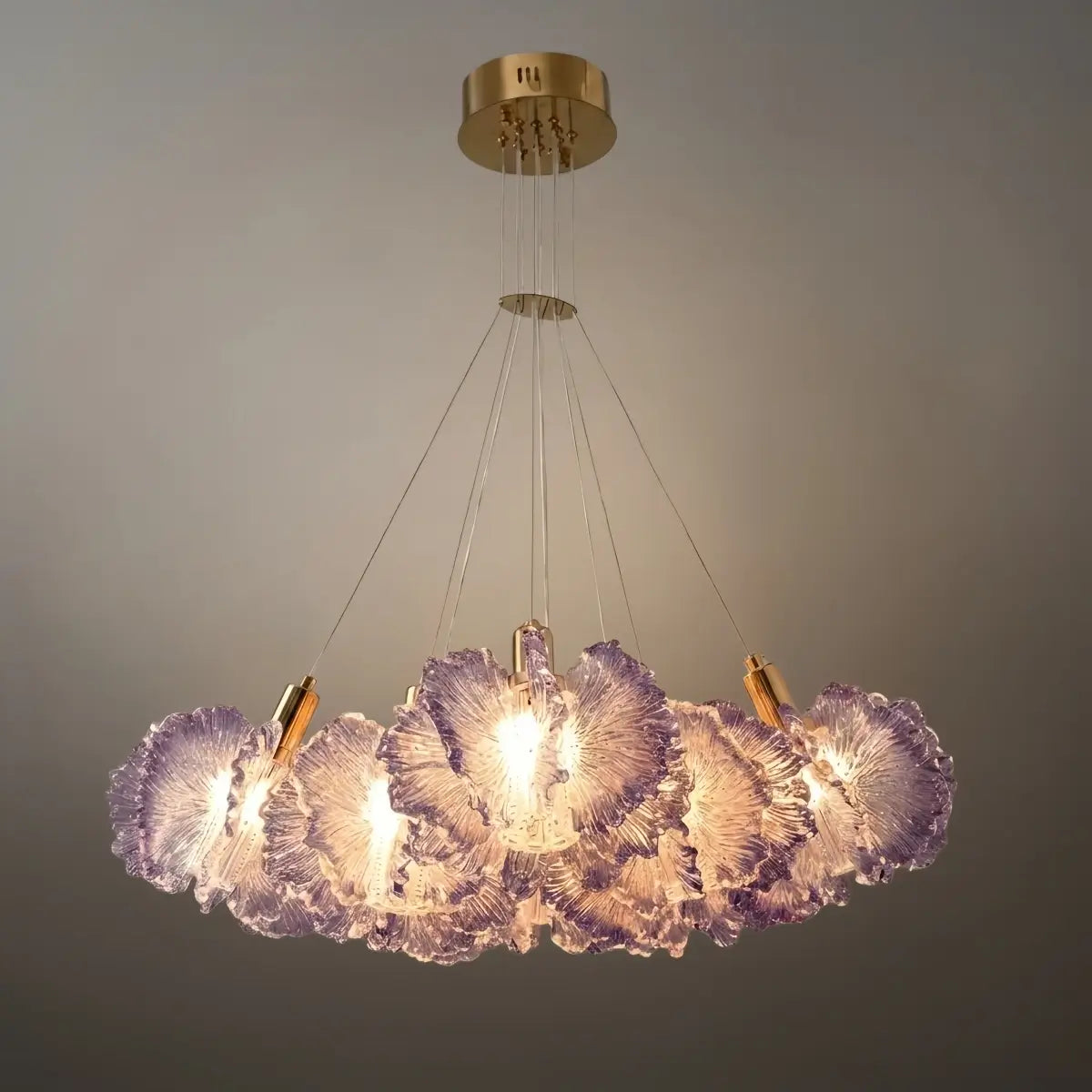 Vivara Modern Cloud Chandelier -- Colorful Acrylic White/Red/Purple/Blue for Dining Room