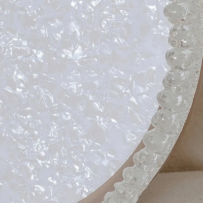 Vivara Modern Gold Flush Mount Ceiling Light -- Acrylic & Metal for Bedroom Bathroom