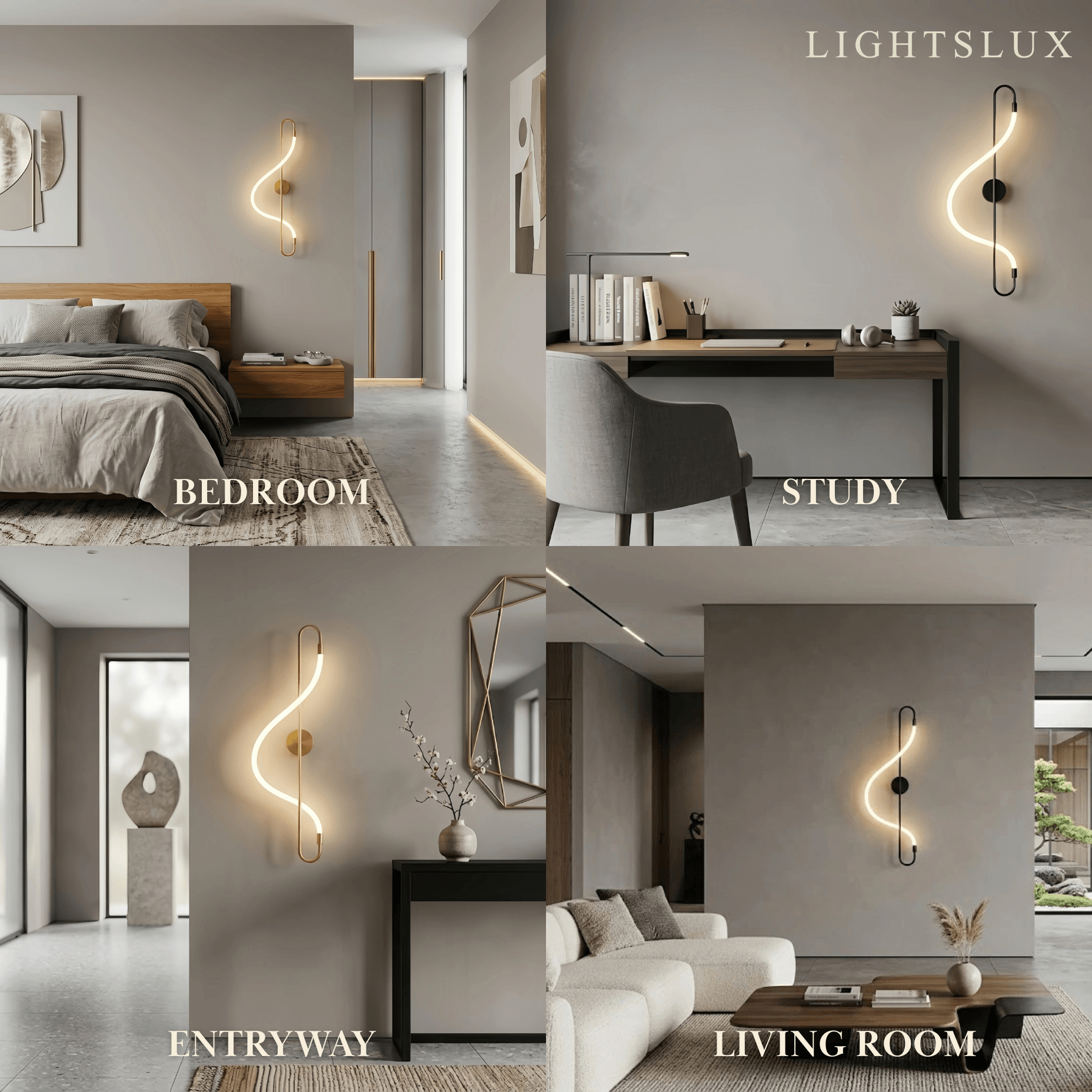 Arcato Artistic Musical Note Wall Lamp – Gold