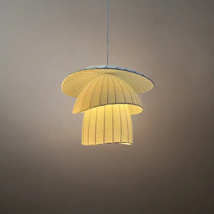 Zenno Minimalist Coir Silk Pendant Light – Natural