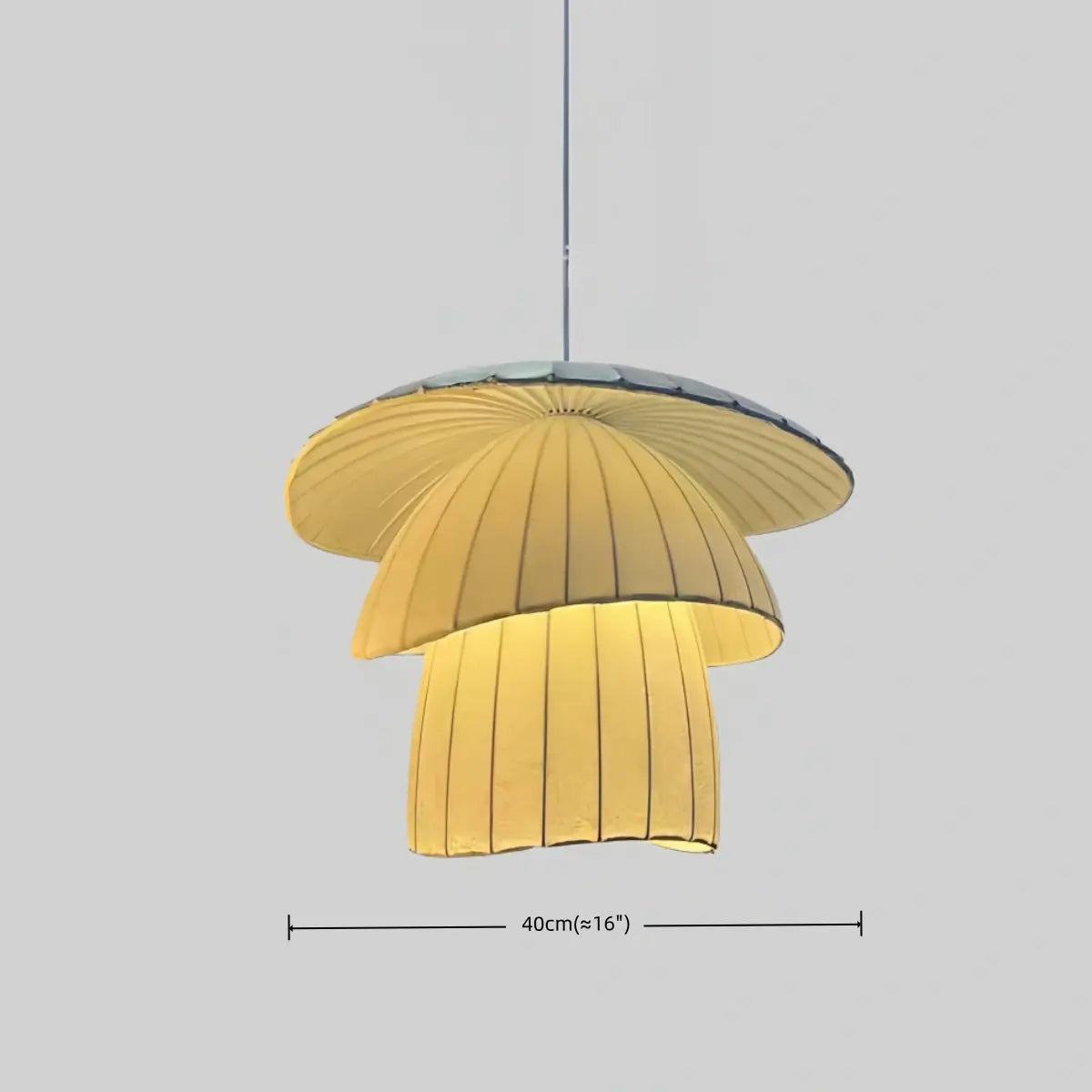 Zenno Minimalist Coir Silk Pendant Light – Natural