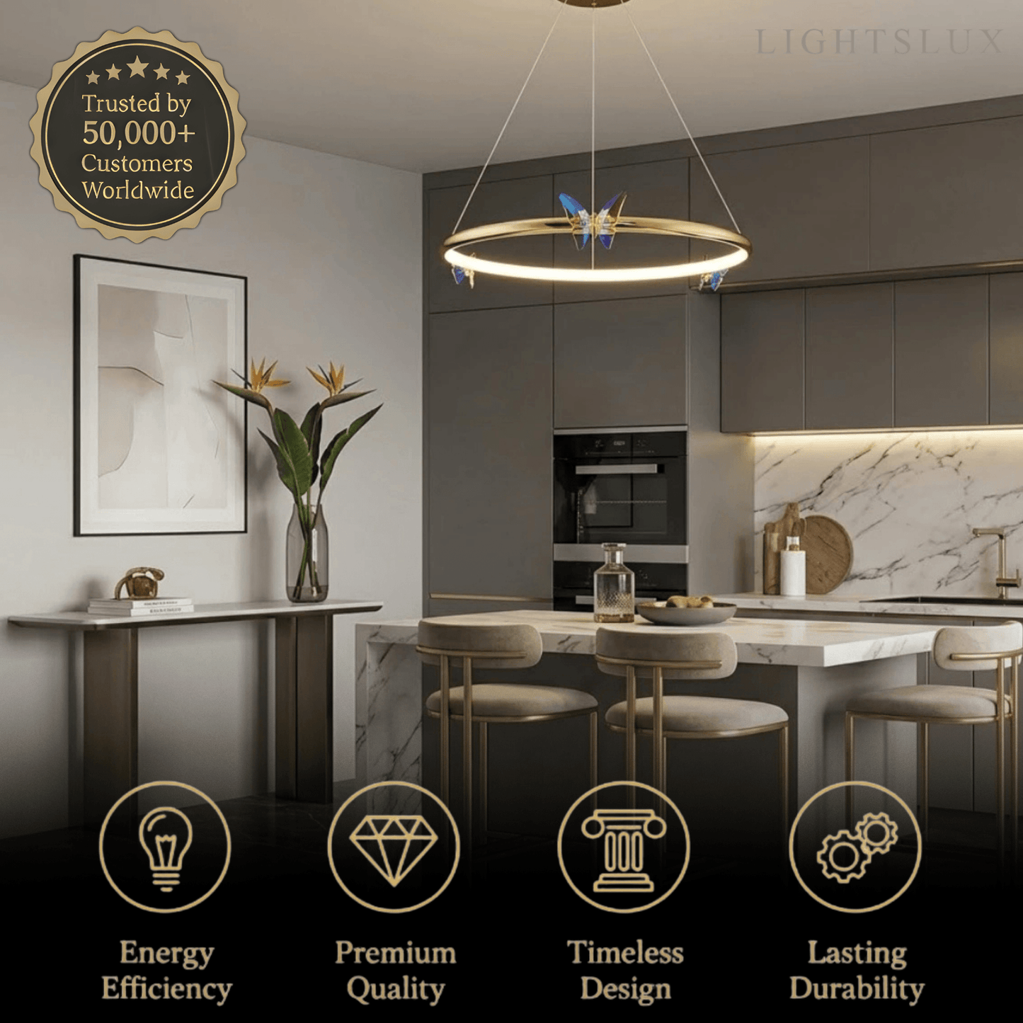 Vivara Modern Circular Chandelier