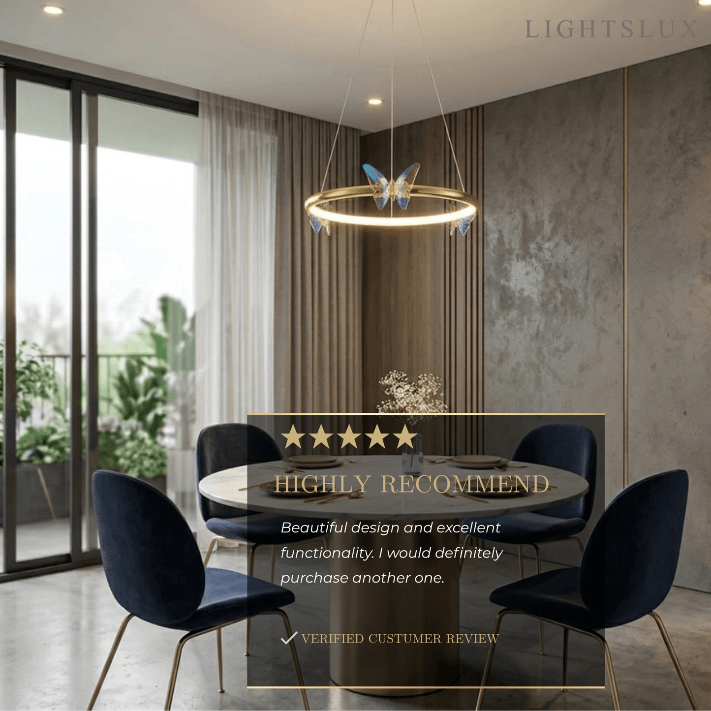 Vivara Modern Circular Chandelier