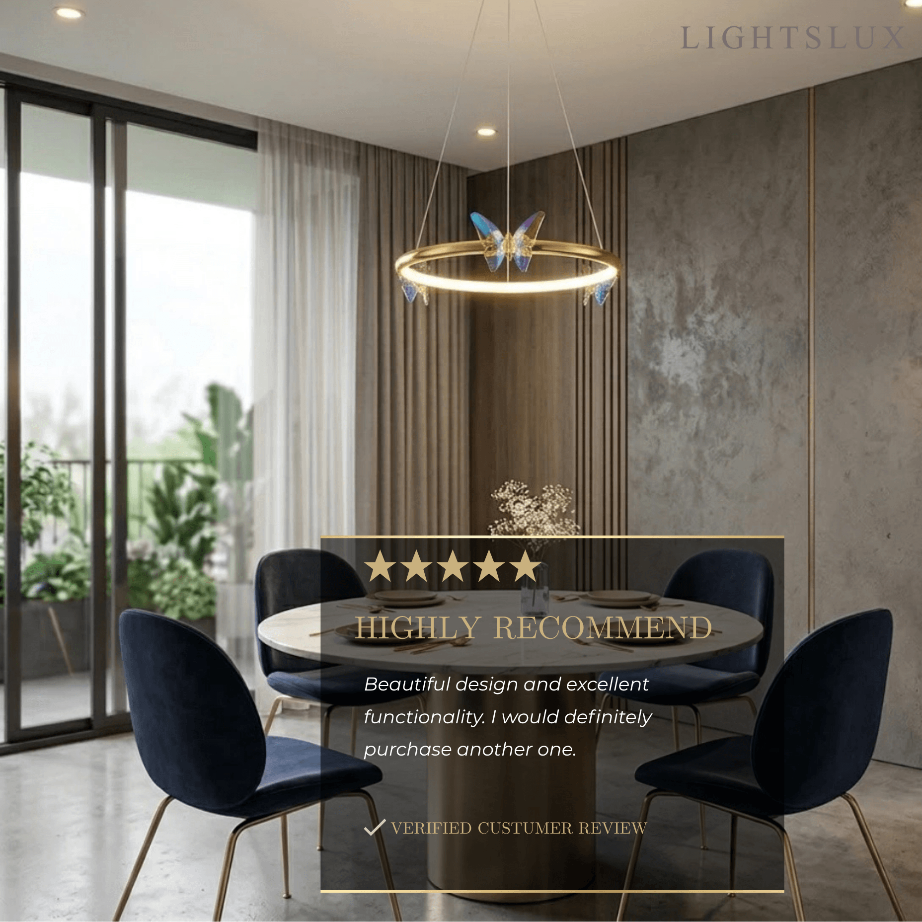 Vivara Modern Circular Chandelier