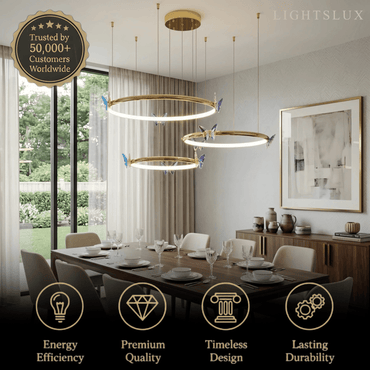 Velora Modern Circular Chandelier 