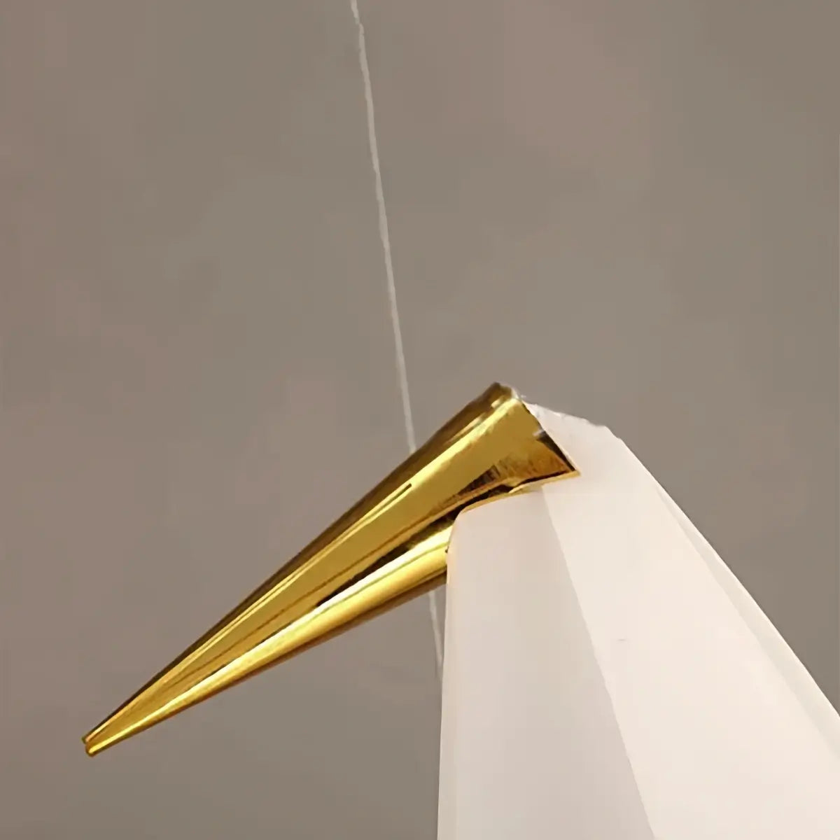 Vivara Geometric Origami Bird Chandelier – Gold