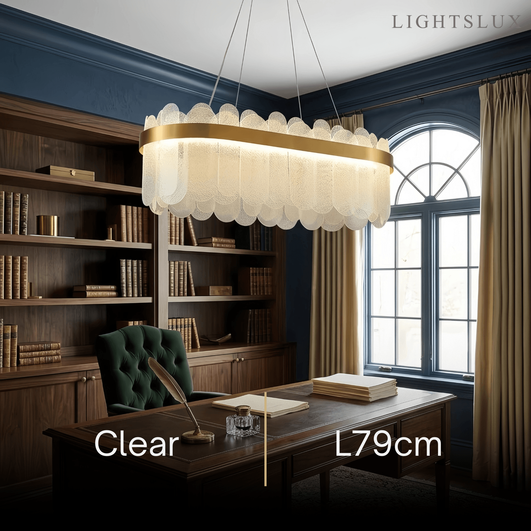 Elegant_Long_Oval_Glass_Chandelier_--_Gold