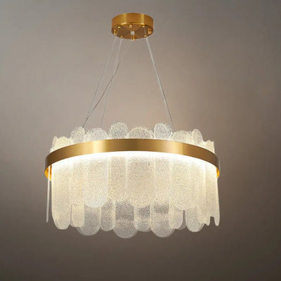 Elegant_Circular_Glass_Chandelier_--_Gold