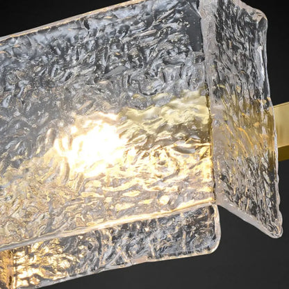 Elegant Straight Chandelier -- Gold