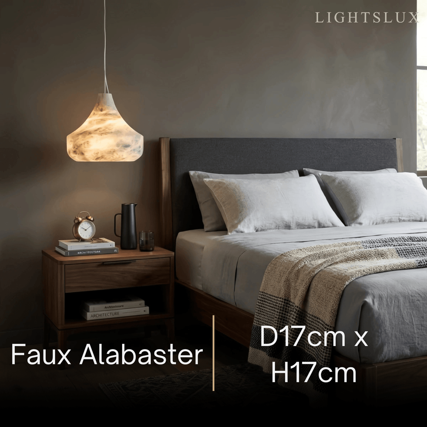 Alba Modern Alabaster Pendant Light4d0