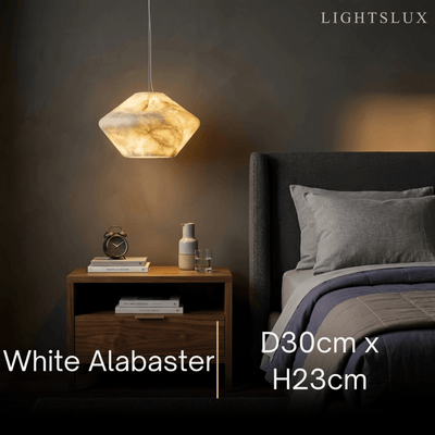 Alba Modern Alabaster Pendant Light4d0