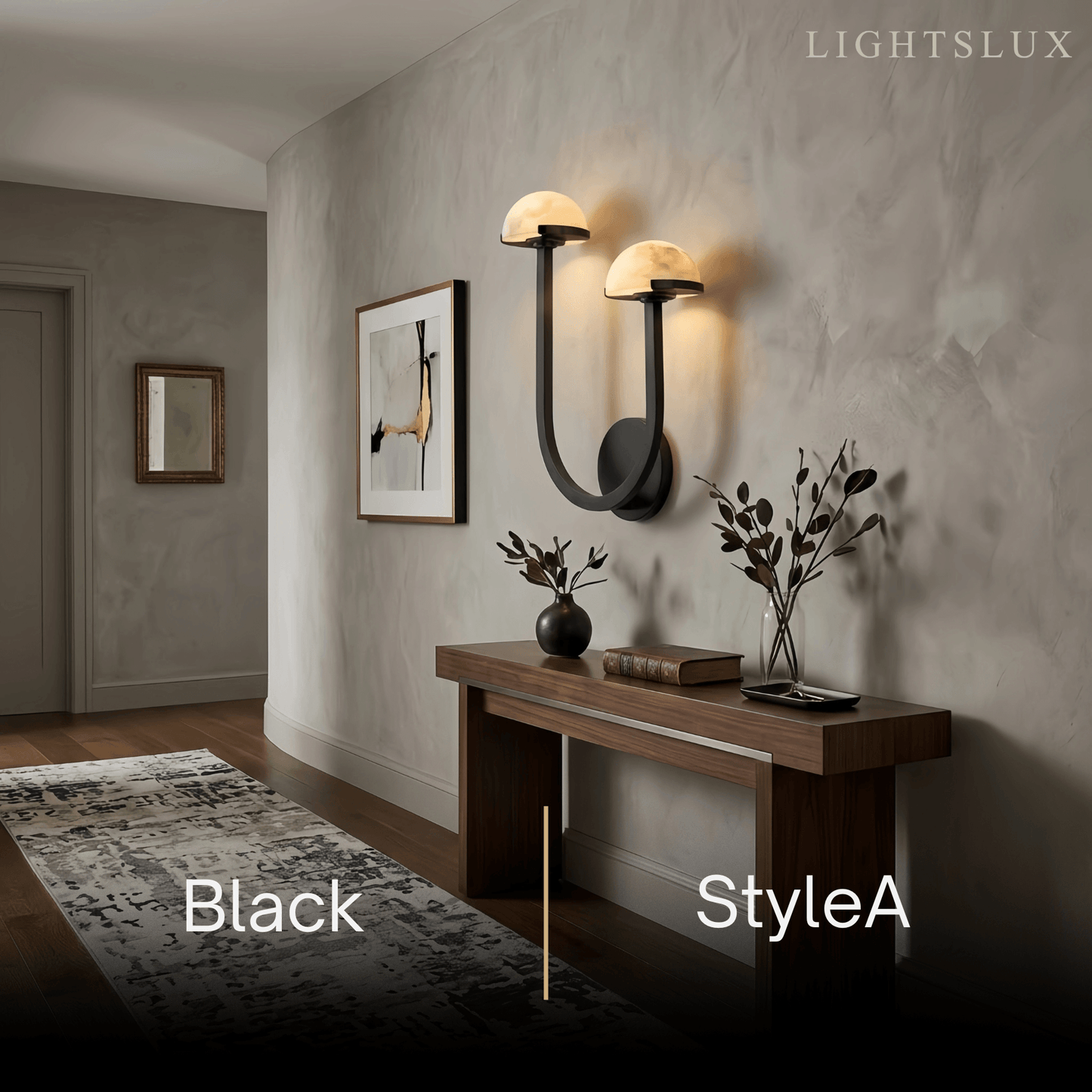 Alba Modern Double Wall Light