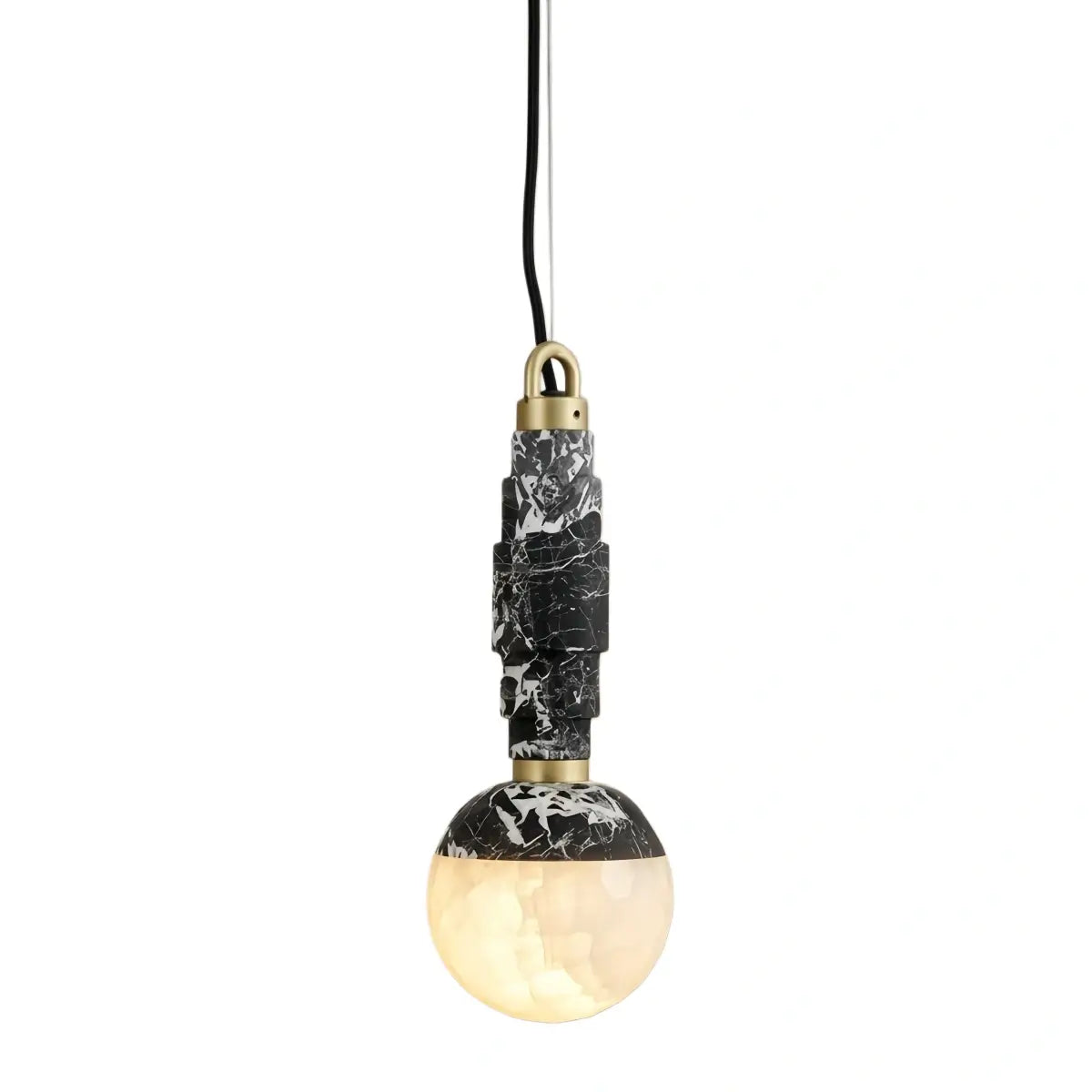Alba Minimalist Marble Alabaster Pendant Lamp