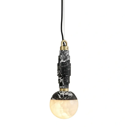 Alba Minimalist Marble Alabaster Pendant Lamp