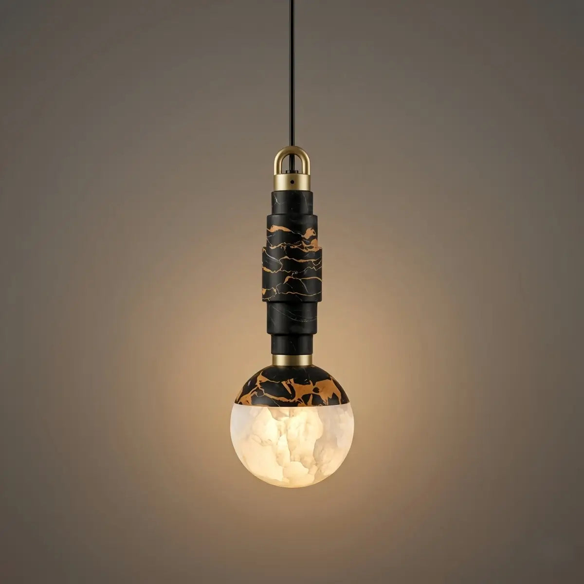 Alba Minimalist Marble Alabaster Pendant Lamp