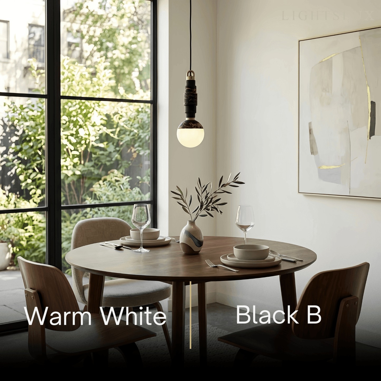 Alba Minimalist Marble Alabaster Pendant Lamp