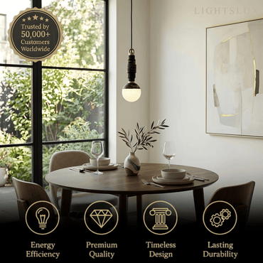 Alba Minimalist Marble Alabaster Pendant Lamp